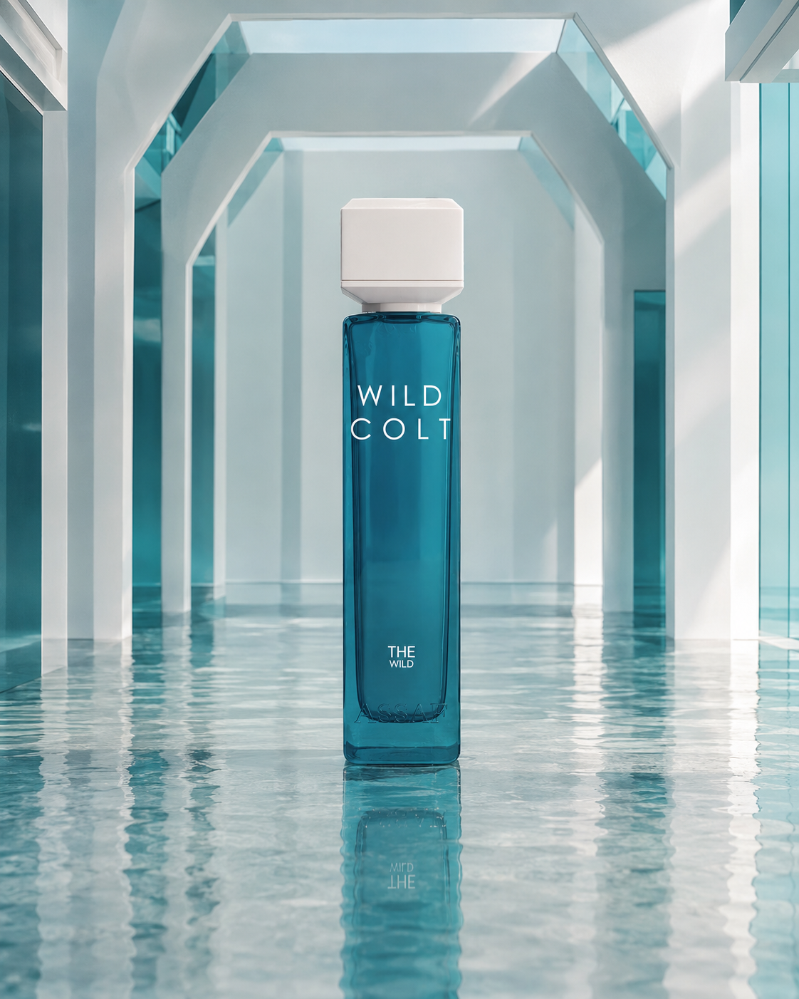 Assaf Wild Colt Eau de Parfum 200ml - صورة حملة عطرية: 09 teal architecture