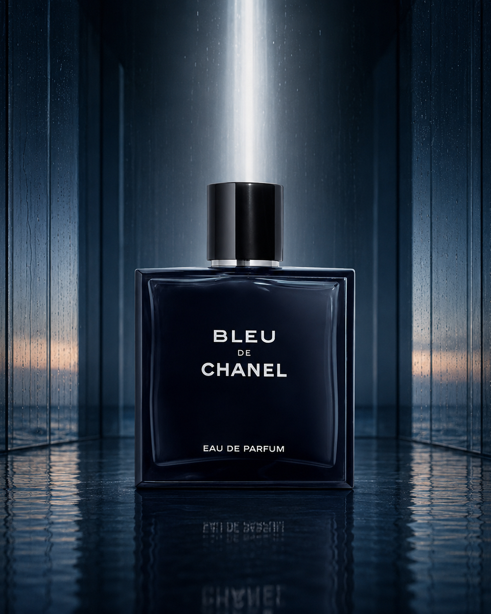 Bleu de Chanel Eau de Parfum - صورة حملة عطرية: 09 rain glass pavilion