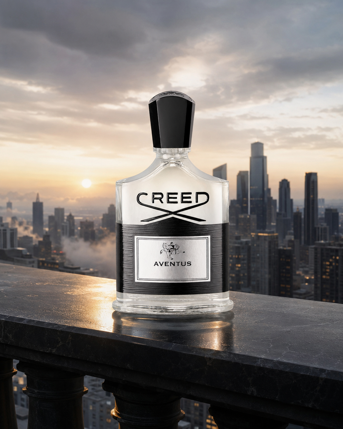 Creed Aventus Eau de Parfum - صورة حملة عطرية: 09 rooftop dawn