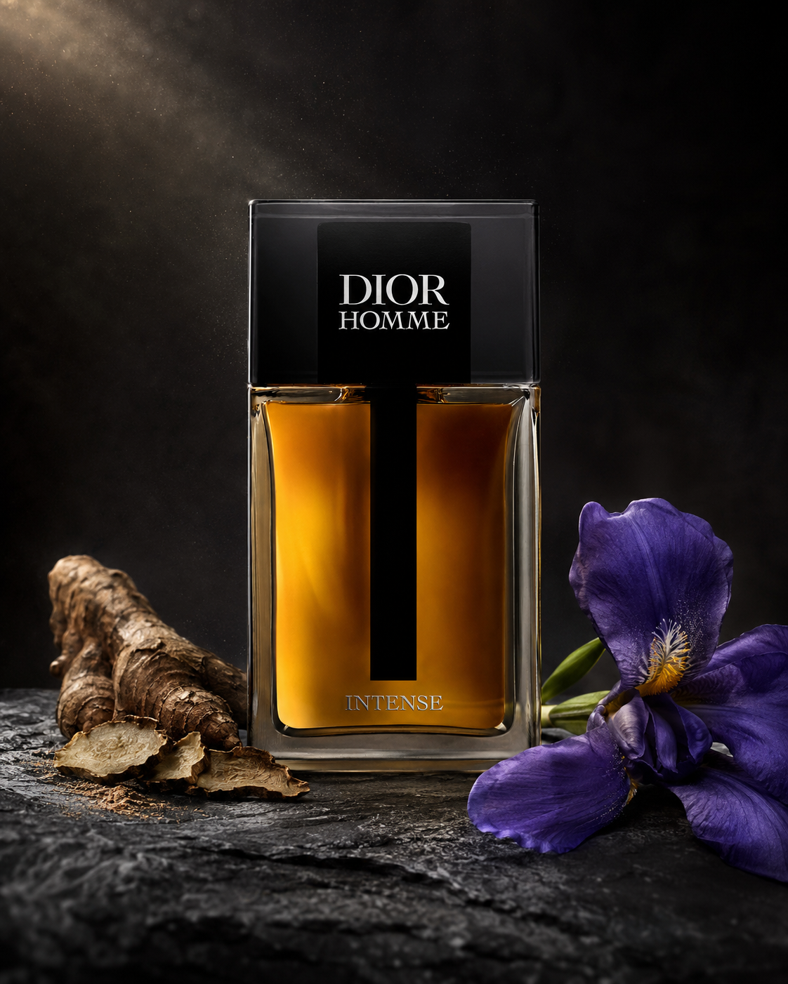 Dior Homme Intense Eau de Parfum - صورة حملة عطرية: 07 iris rhizome macro