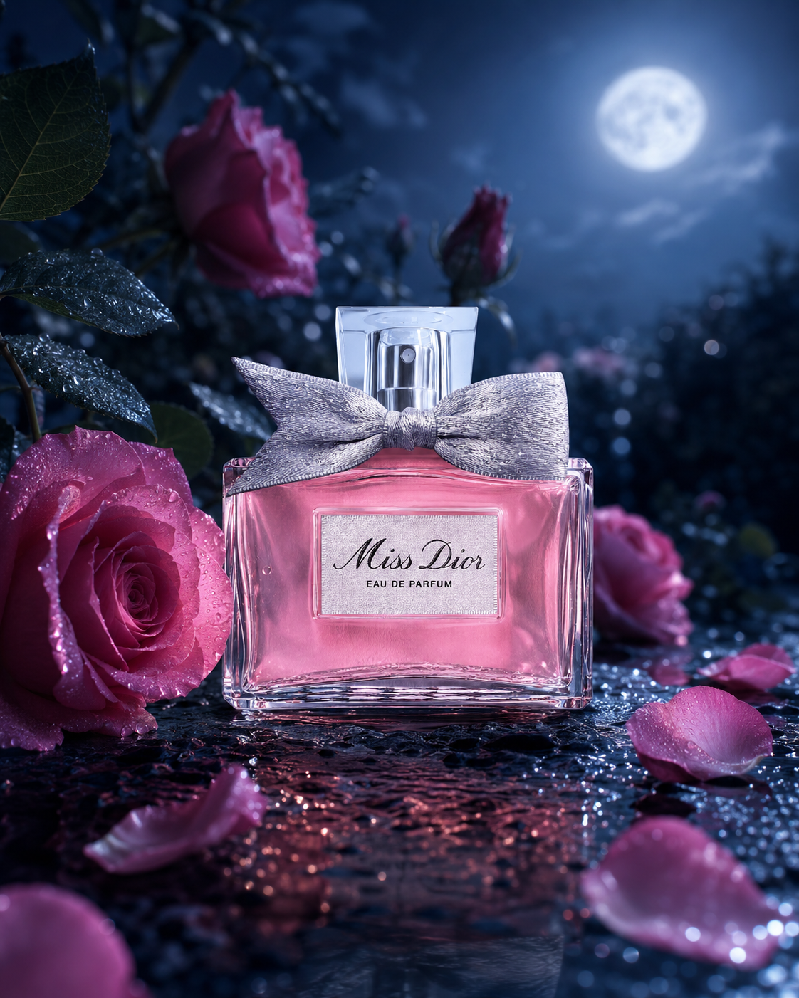 Miss Dior Eau de Parfum - صورة حملة عطرية: 05 moonlit rose garden