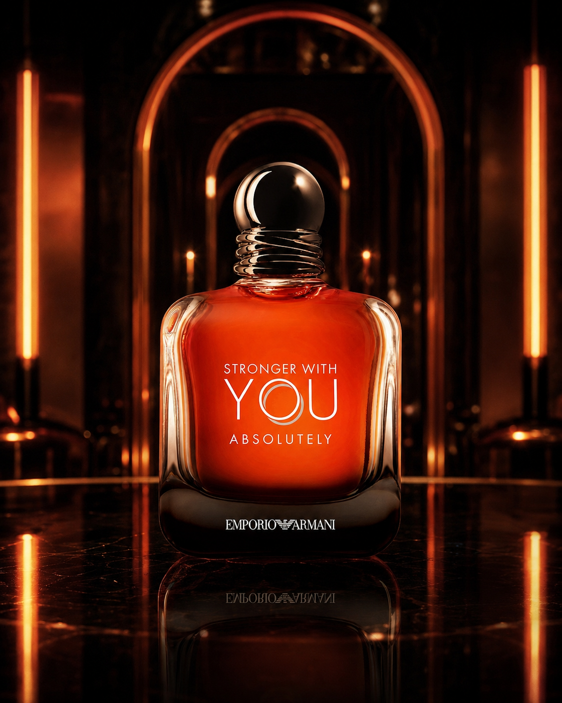 Emporio Armani Stronger With You Absolutely Parfum - صورة حملة عطرية: 07 copper arches