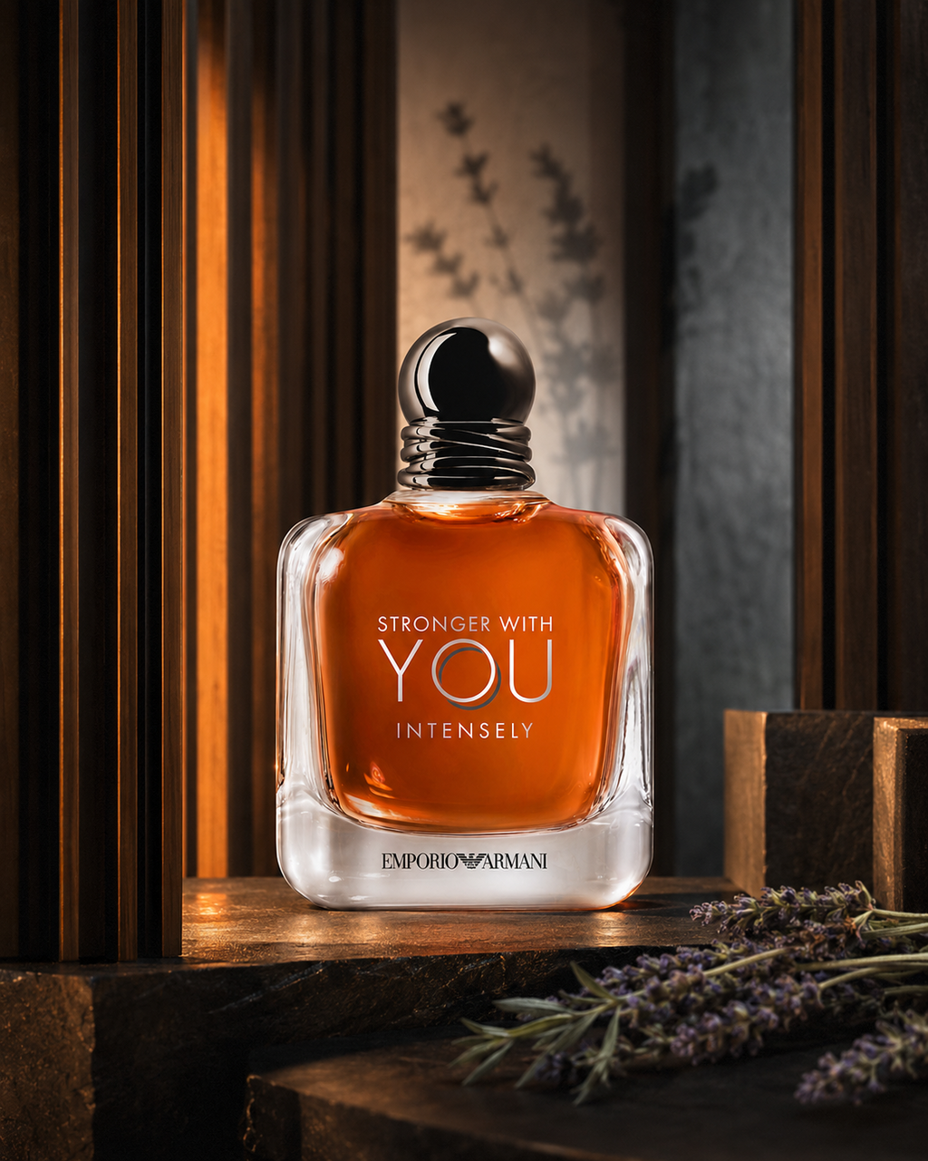 Emporio Armani Stronger With You Intensely Eau de Parfum - صورة حملة عطرية: 08 campaign amber wood canyon