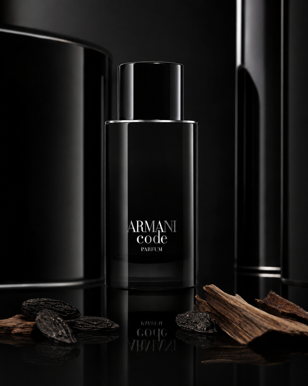 Giorgio Armani Armani Code Parfum - صورة حملة عطرية: 03 campaign midnight lacquer