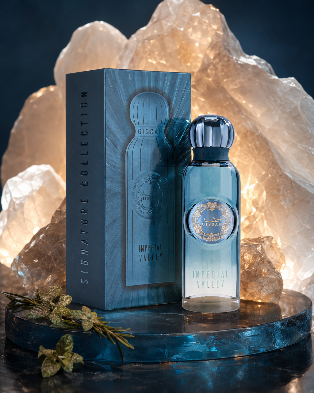 Gissah Imperial Valley Eau de Parfum 200ml - صورة حملة عطرية: 05 campaign white amber resin