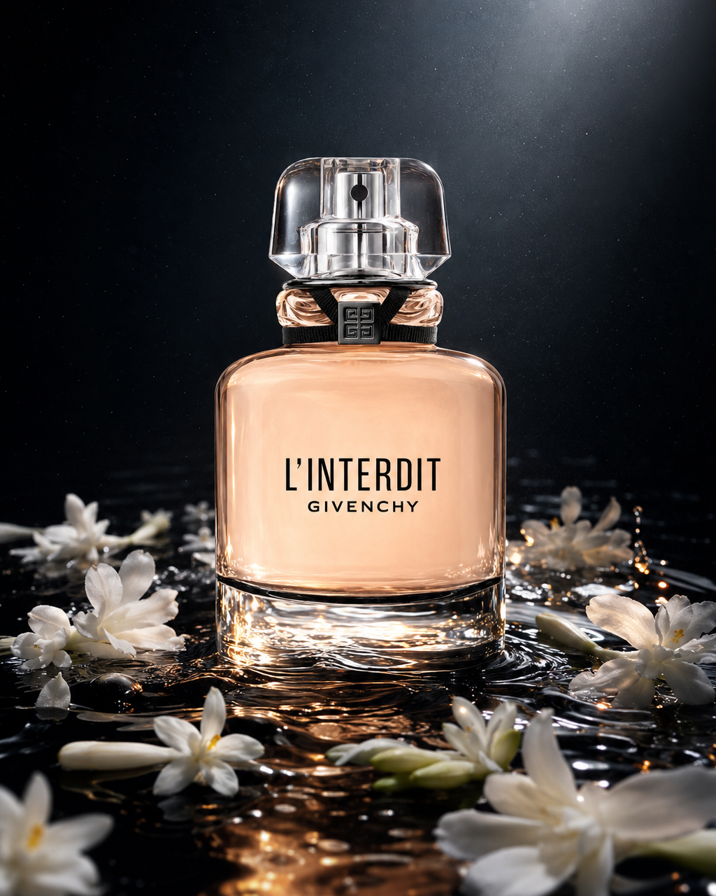 Givenchy L’Interdit Eau de Parfum - صورة حملة عطرية: 06 campaign white floral water