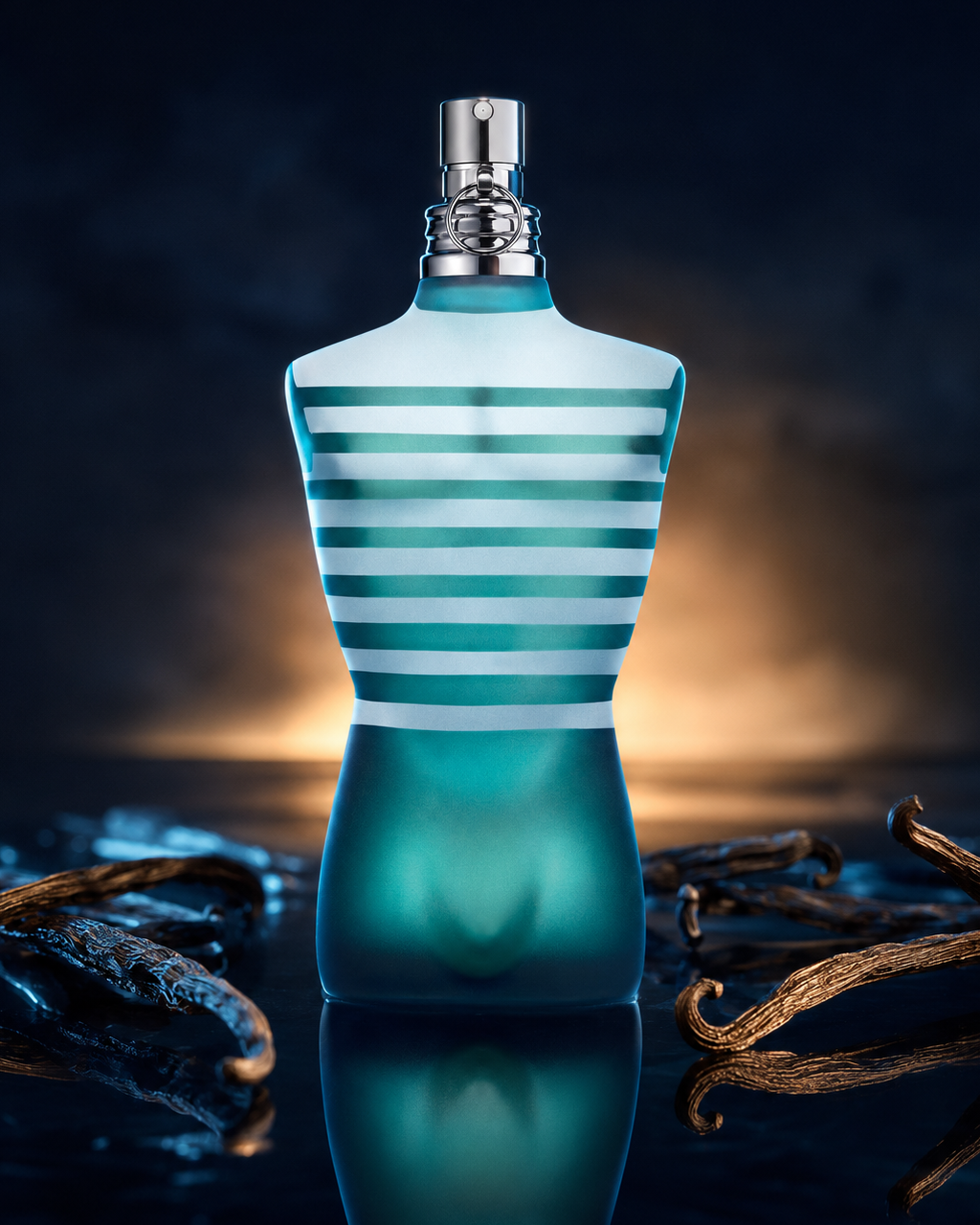 Jean Paul Gaultier Le Male Eau de Toilette - صورة حملة عطرية: 04 campaign vanilla midnight