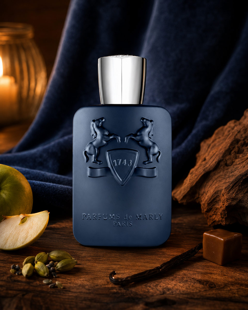 Parfums de Marly Layton Eau de Parfum - صورة حملة عطرية: 05 campaign guaiac velvet notes