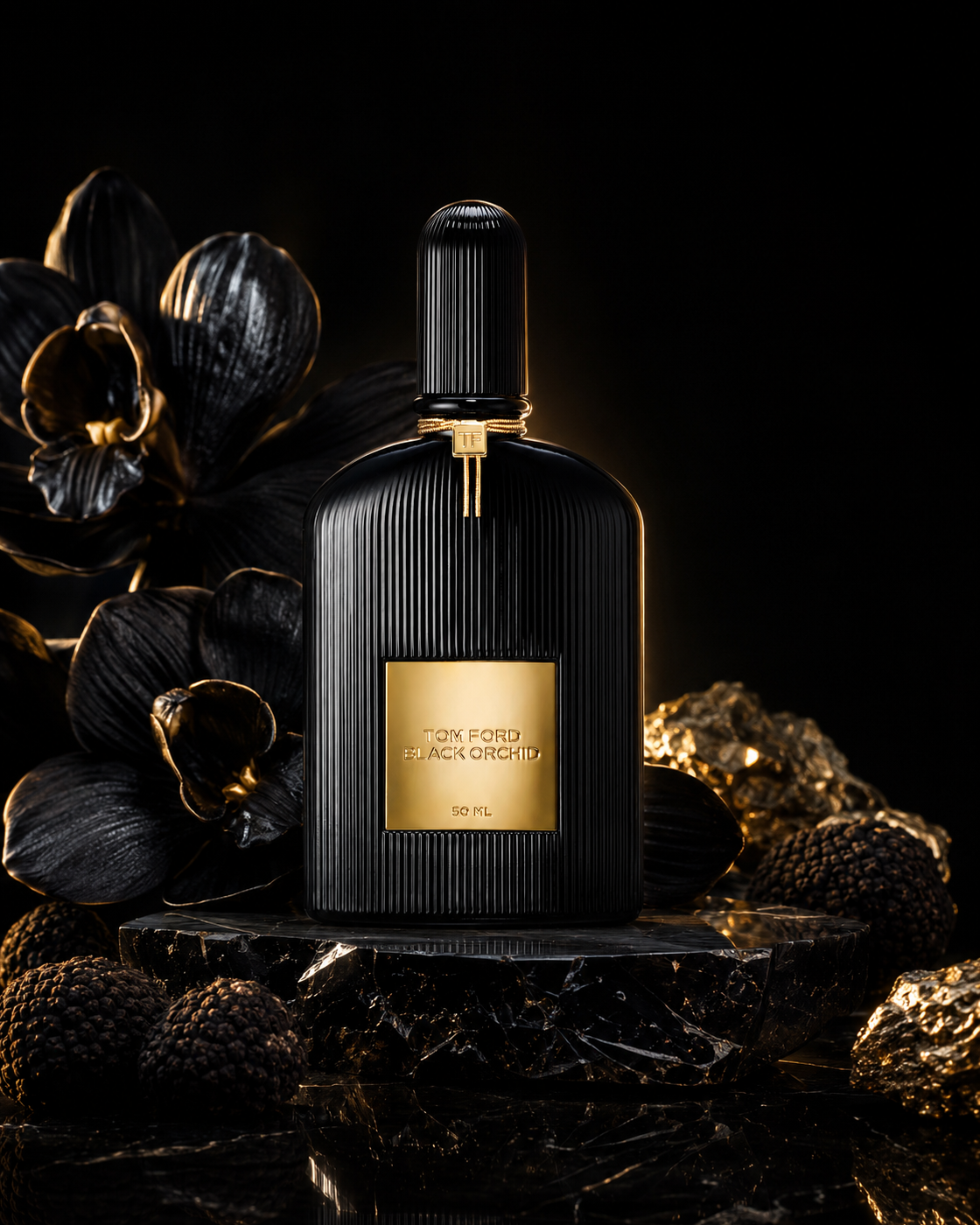 Tom Ford Black Orchid Eau de Parfum - صورة حملة عطرية: 02 campaign black orchid truffle