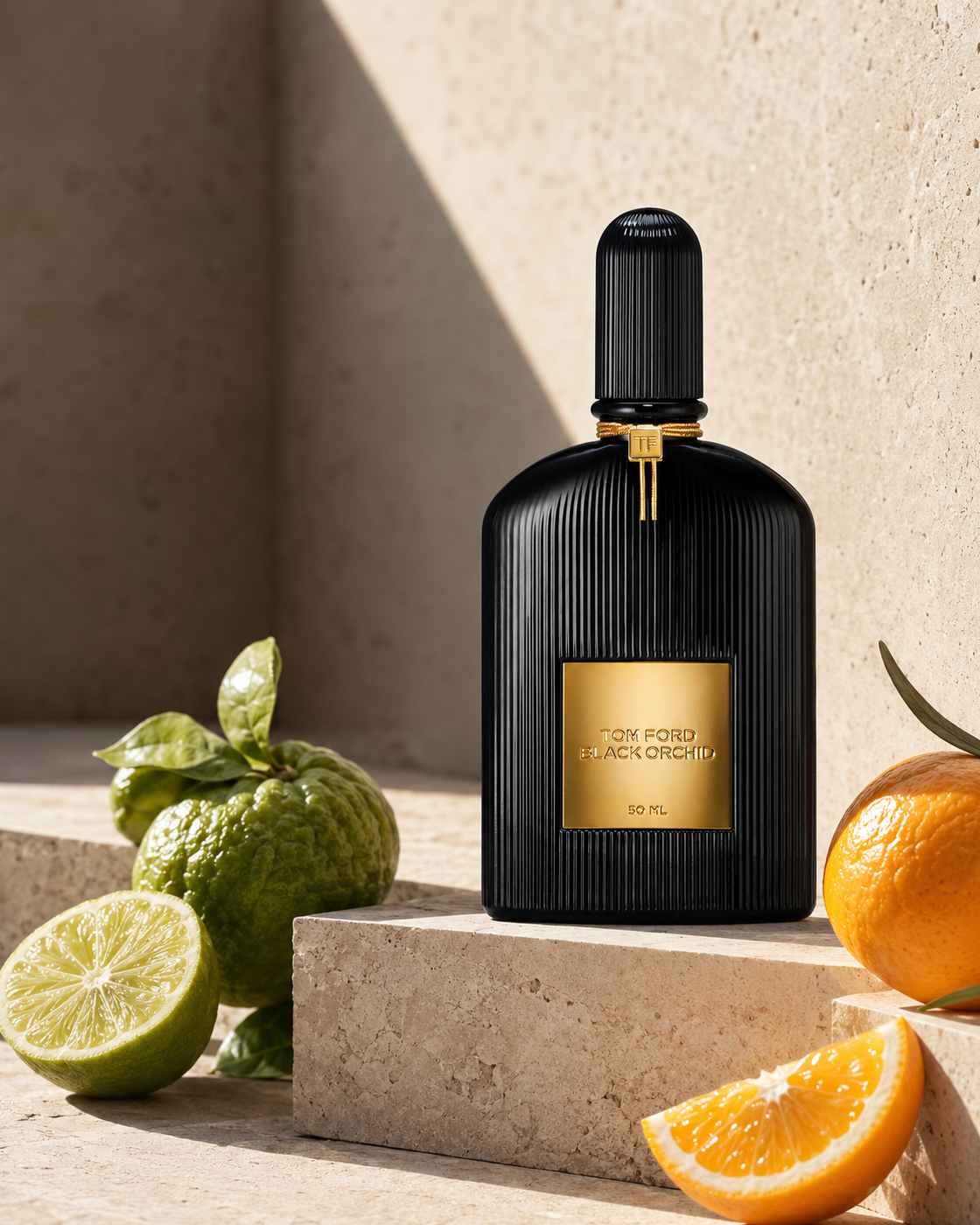 Tom Ford Black Orchid Eau de Parfum - صورة حملة عطرية: 04 campaign bergamot bitter orange