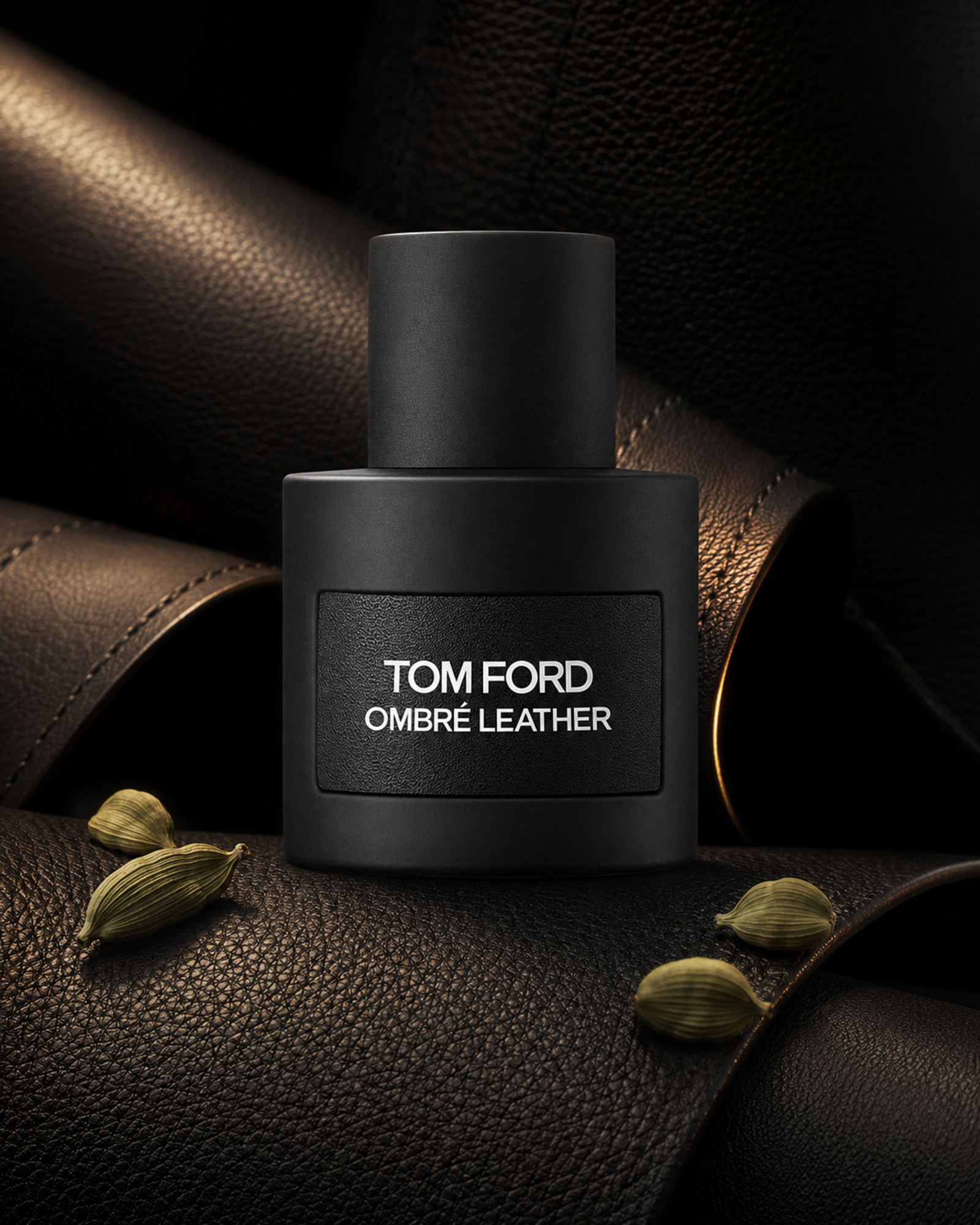 Tom Ford Ombré Leather Eau de Parfum - صورة حملة عطرية: 03 campaign leather cardamom