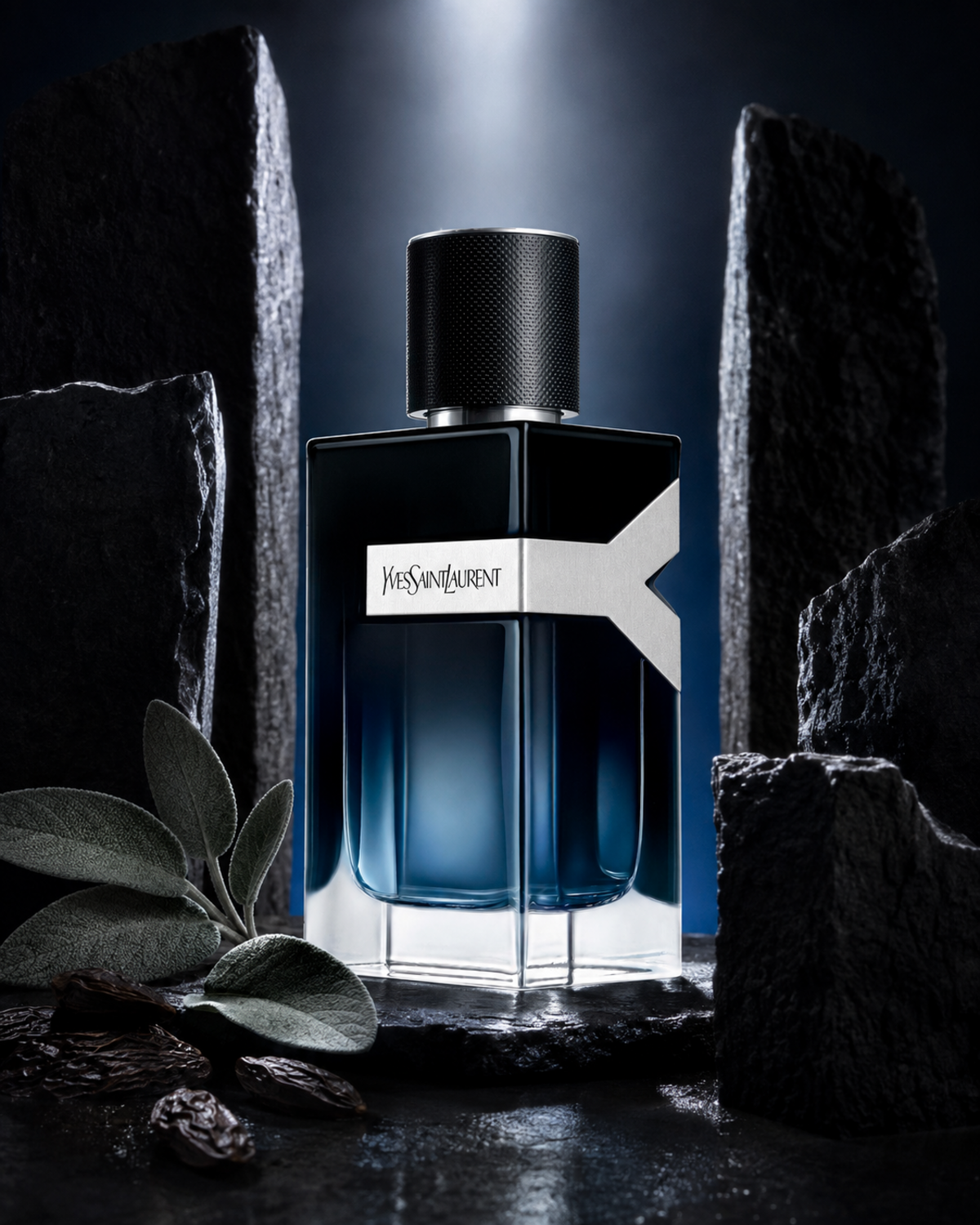Yves Saint Laurent Y Eau de Parfum - صورة حملة عطرية: 05 campaign tonka monolith