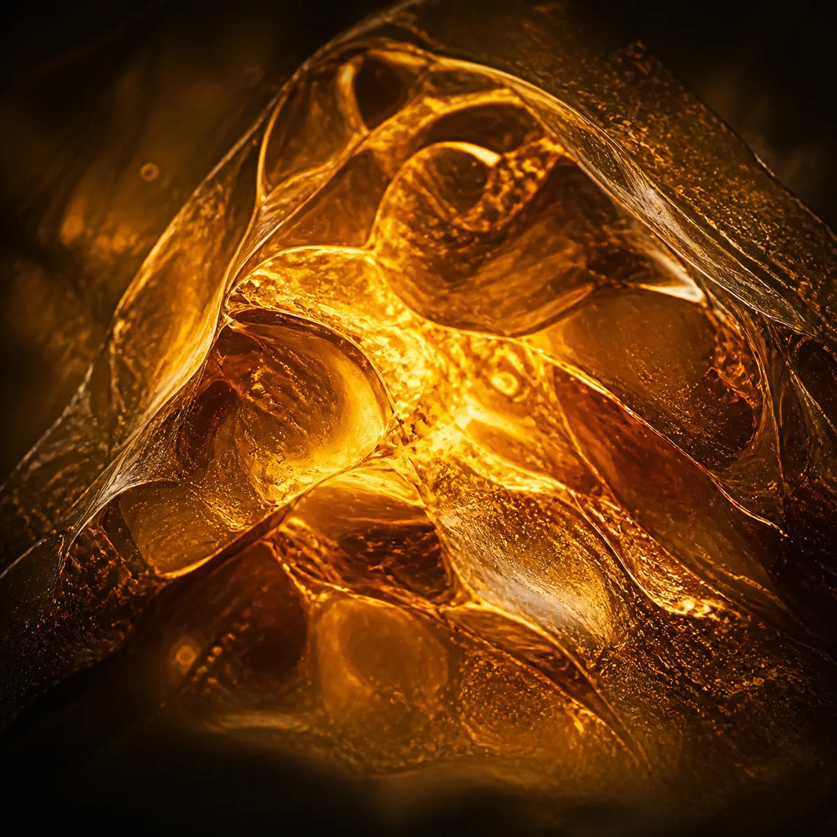 Amber scent direction abstract visual