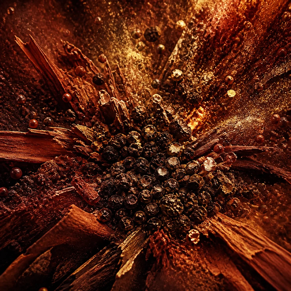 Spicy scent direction abstract visual