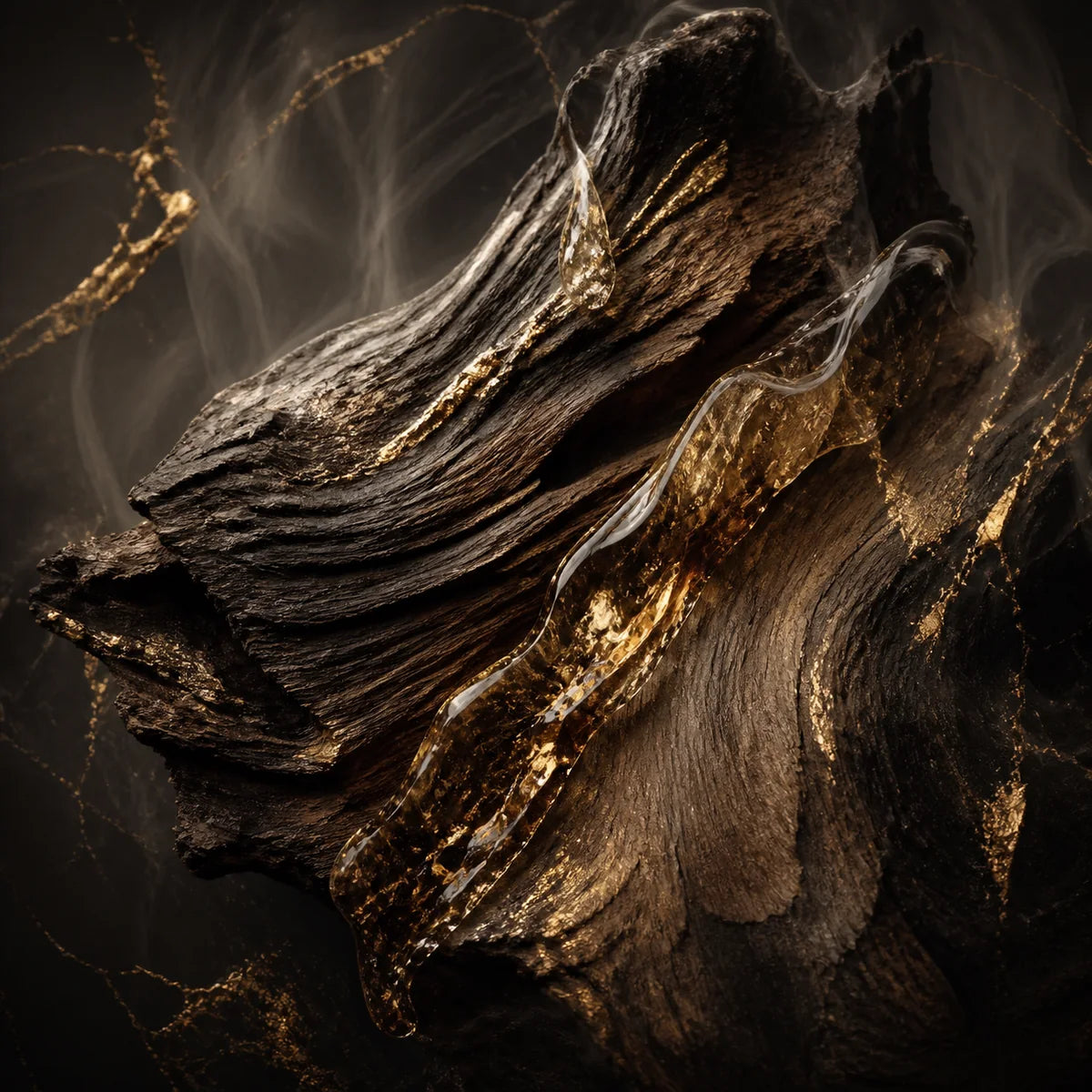 Woody scent direction abstract visual